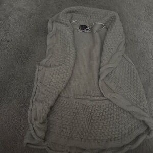 Takeout Women's Gray Cardigan Sweater